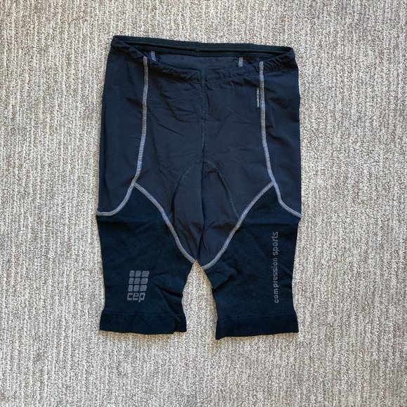 Men's Medium III Cep Compression Running Shorts Black - Picture 1 of 3